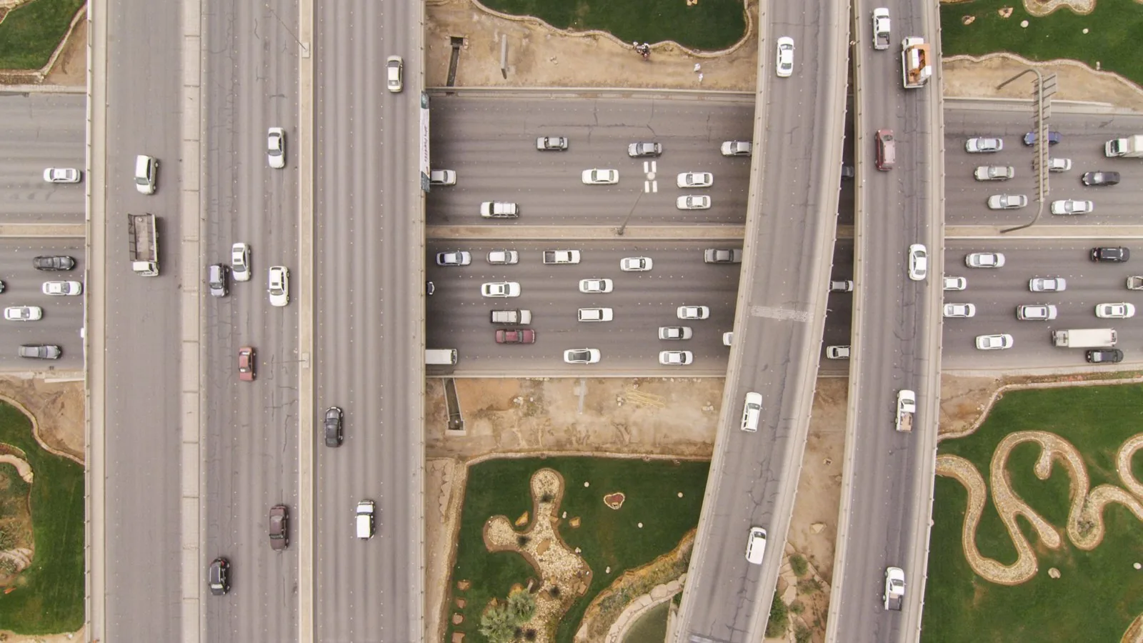 Aerial view over Riyadh, target of the Green Riyadh greening programme