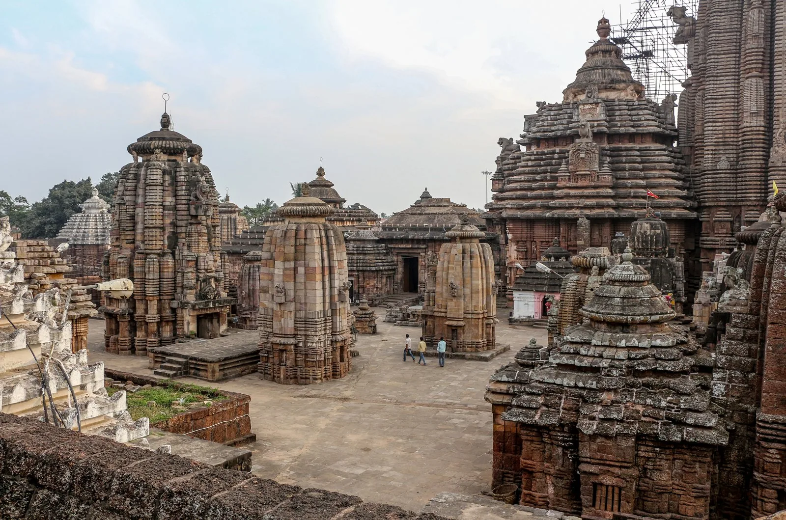 Lingaraja Temple, a landmark of Bhubaneswar, the city of the Smart City Area-Based Development.