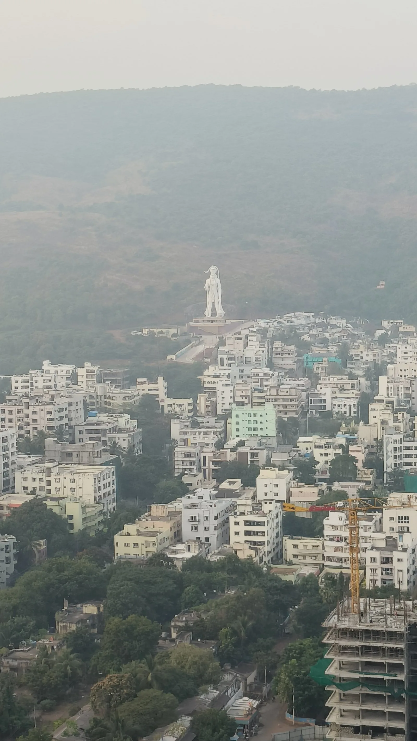 Aerial view of Visakhapatnam, the city covered by Master Plan 2041.