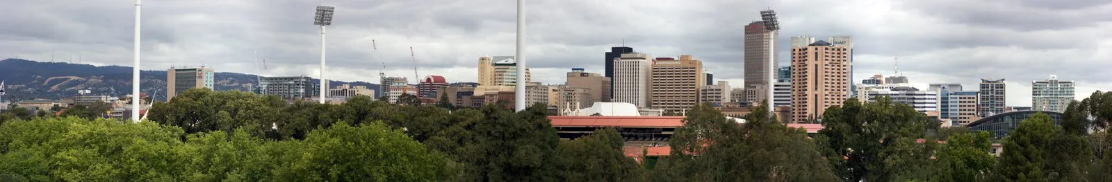 Panorama of the City of Adelaide, the metropolitan core of the 30-Year Plan for Greater Adelaide