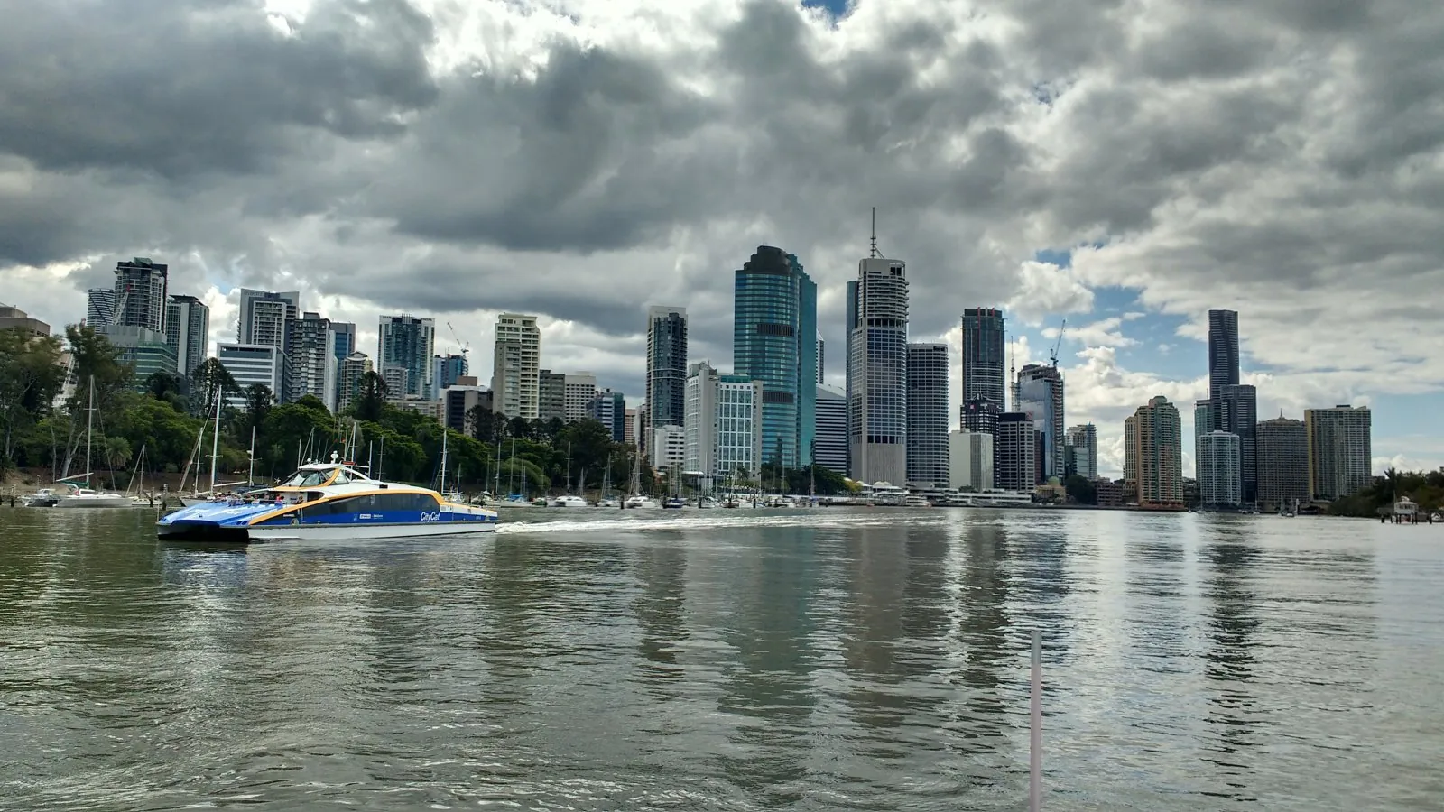 Brisbane city centre skyline, the area covered by the Brisbane City Plan