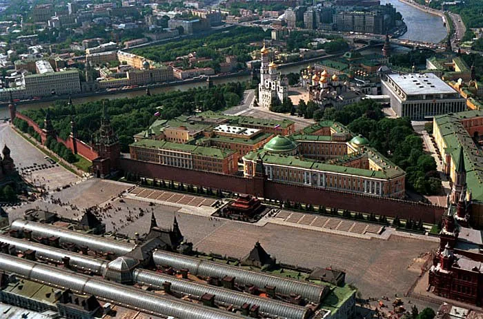 Bird's-eye view of central Moscow / the Kremlin, the historic core addressed by the General Plan 2025 update