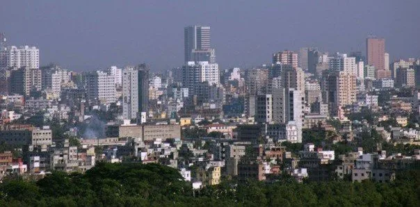 Skyline of Dhaka, the city for which the 1959 Master Plan set out its first comprehensive framework.
