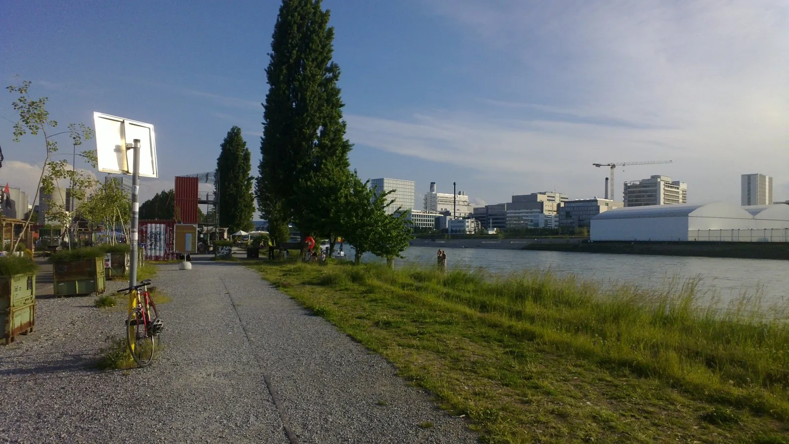 View in the Klybeck district of Basel, site of the Klybeck–Kleinhüningen redevelopment.
