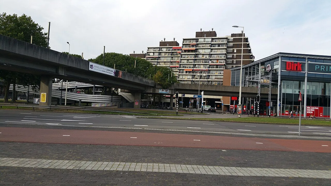 Zuidplein in Rotterdam-Zuid, the area being redeveloped under the Hart van Zuid project.