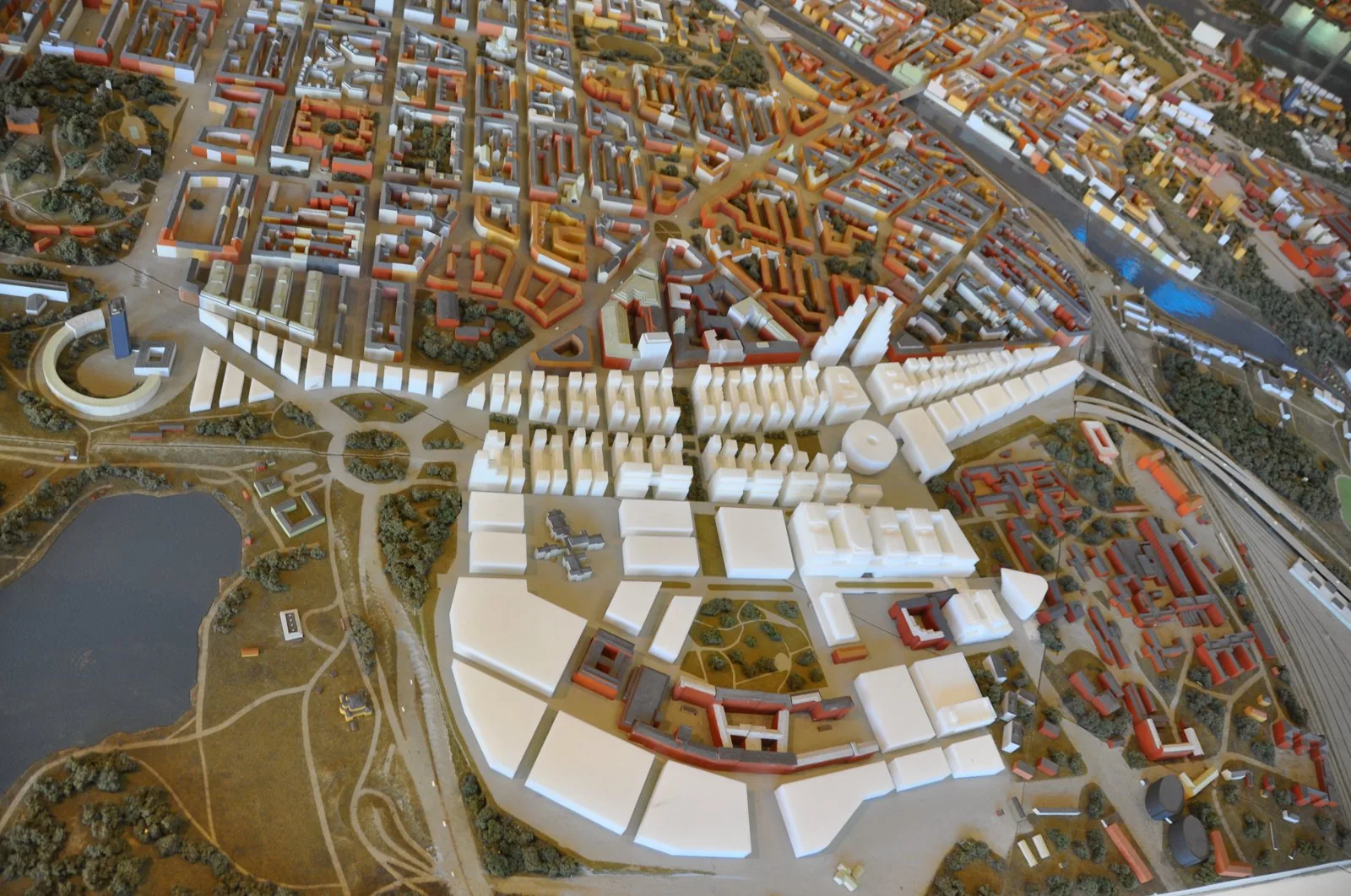 Scale model of the Hagastaden development plan, Stockholm