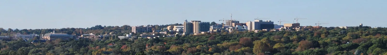 Skyline of the Sandton CBD, Johannesburg, the focus of the Sandton CBD Precinct Plan.