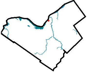 Locator map of LeBreton Flats, Ottawa