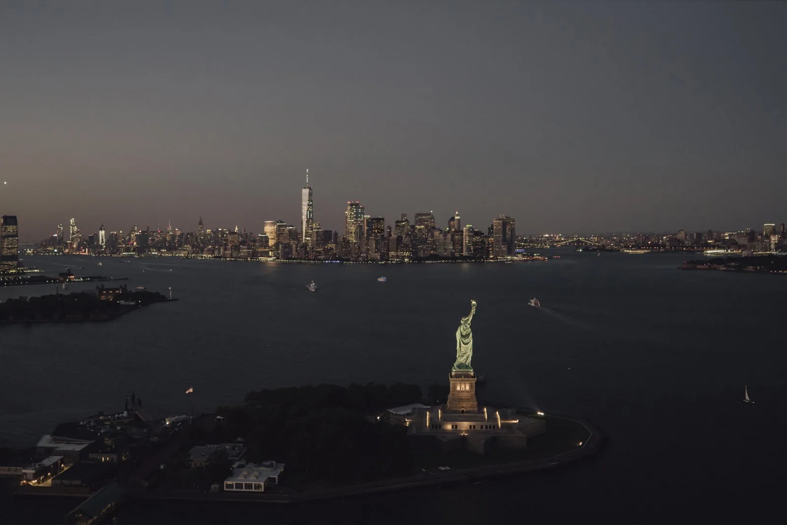 Aerial view of the New York City region, subject of the Regional Plan Association's Fourth Regional Plan.